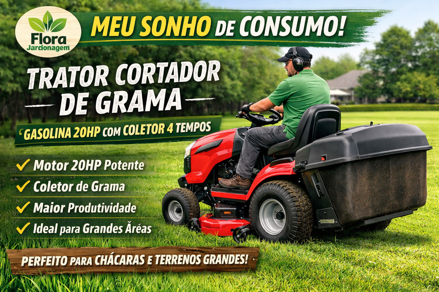 Para jardineiro que trabalha sozinho uma otima escolha